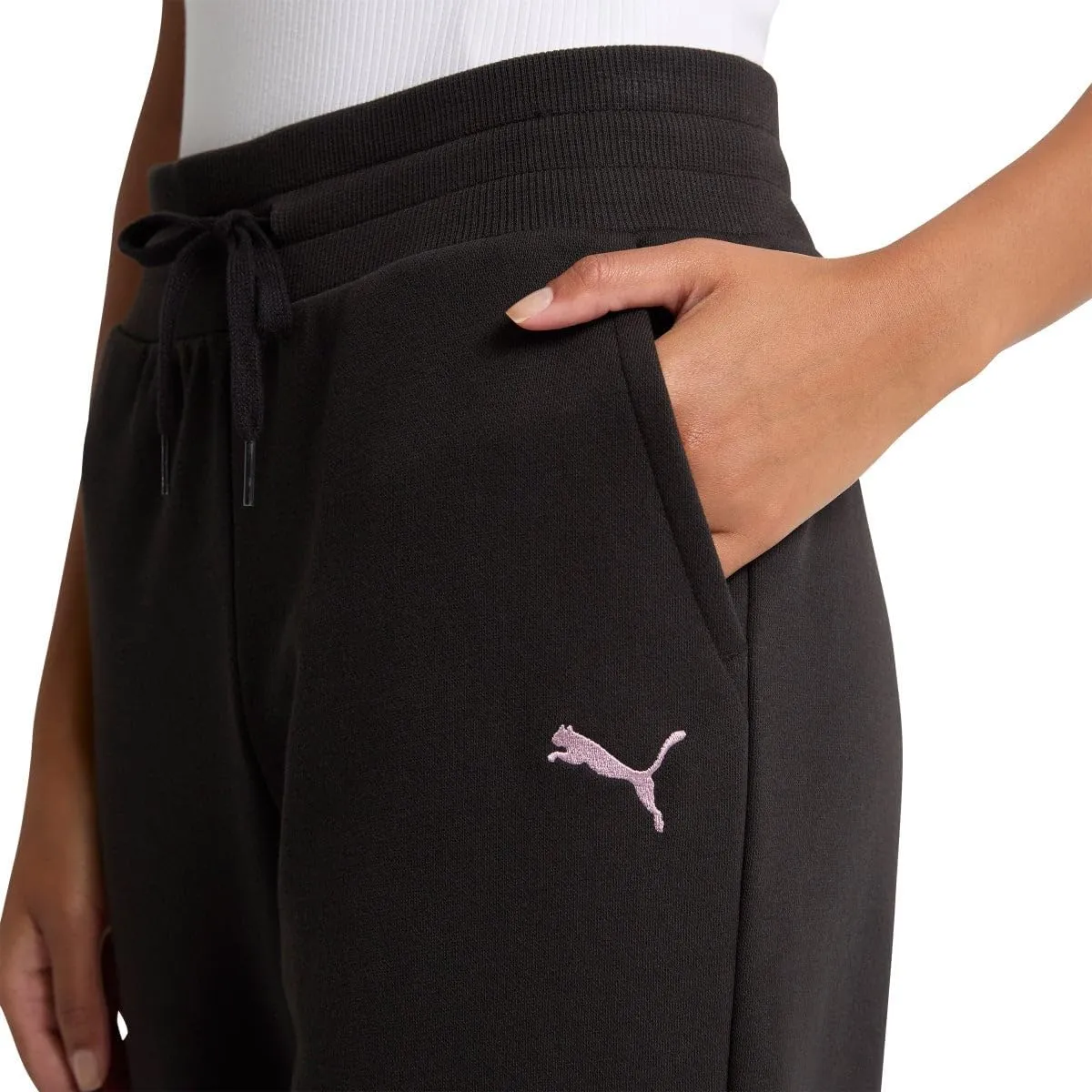 PUMA Women's Fleece Sweat Pants for Women's Straight Legs Winter Sweatpants