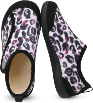 QFH Cozy Slippers for Women & Men - Wide, Diabetic, Barefoot Walking Shoes - Non-Slip, Soft Lining, Comfy House Shoes