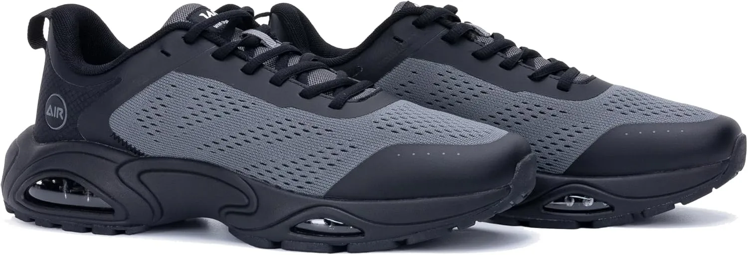 Quseek Mens Athletic Running Shoes Tennis Walking Sneakers Lightweight Breathable for Gym Jogging Sports US 7-13
