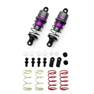 RC Car Shock Absorbers Compatible with FW06 for TT01 M05 M06 1/10 RC Remote Control Car Flat for Racing Drift (63mm) 2pcs Metal Hydraulic Shock Absorbers
