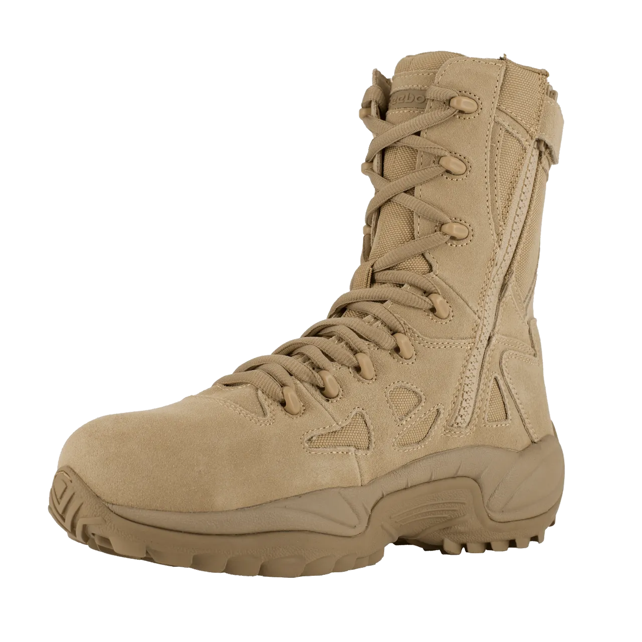 Reebok Rapid Response 8" Stealth Side-Zip Military Boots - RB8894