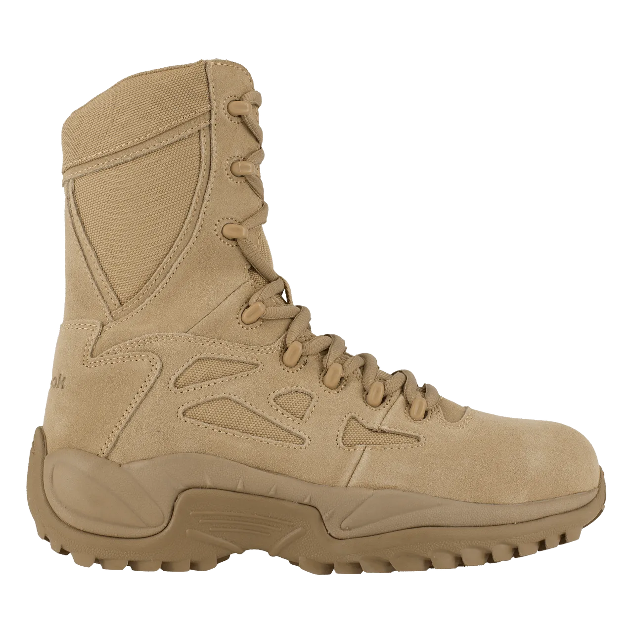 Reebok Rapid Response 8" Stealth Side-Zip Military Boots - RB8894