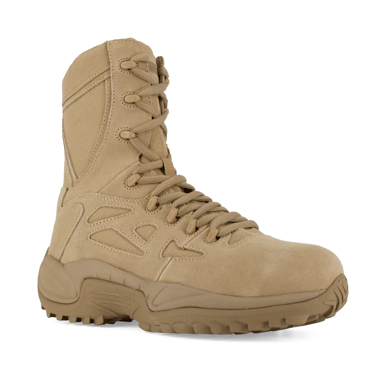 Reebok Rapid Response 8" Stealth Side-Zip Military Boots - RB8894