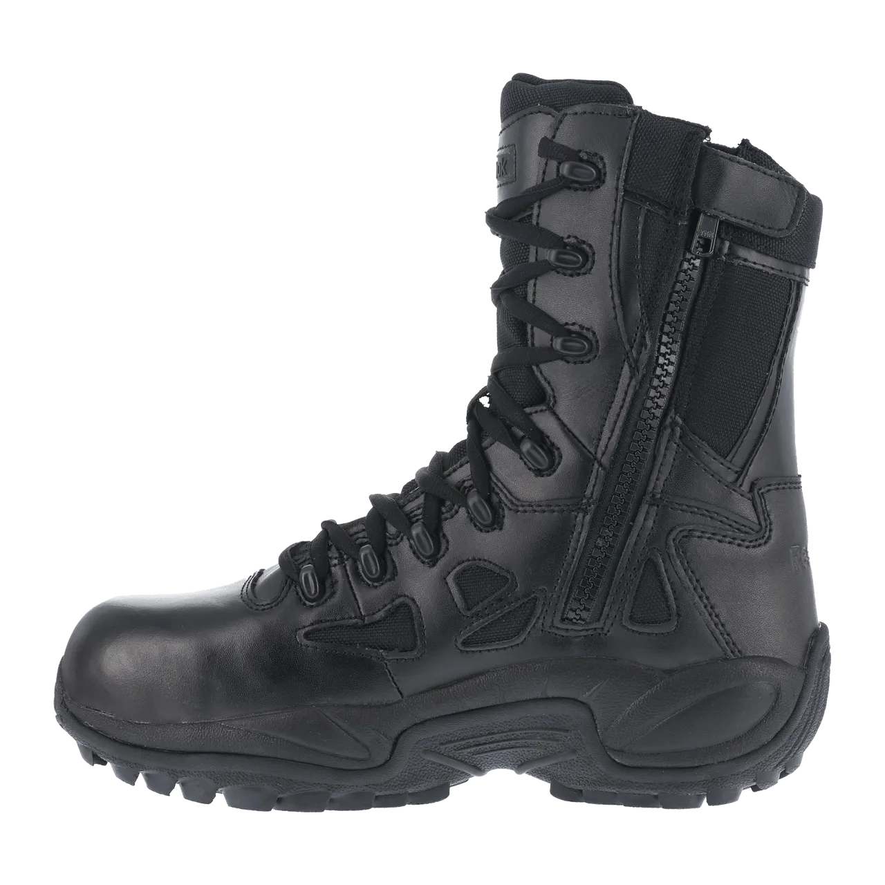 Reebok Rapid Response 8" Stealth Side-Zip Tactical Boots - RB8874