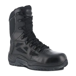 Reebok Rapid Response 8" Stealth Side-Zip Tactical Boots - RB8874