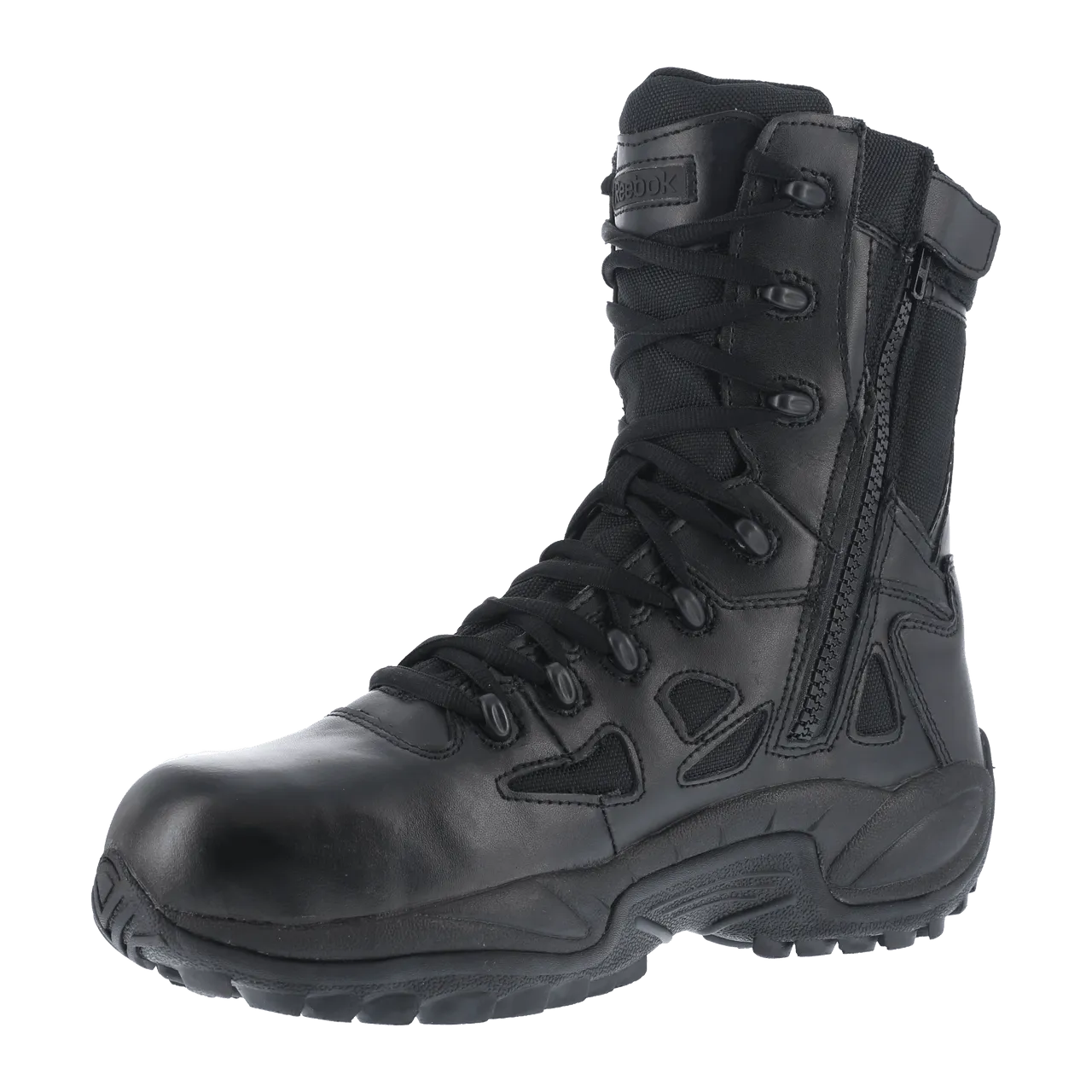 Reebok Rapid Response 8" Stealth Side-Zip Tactical Boots - RB8874