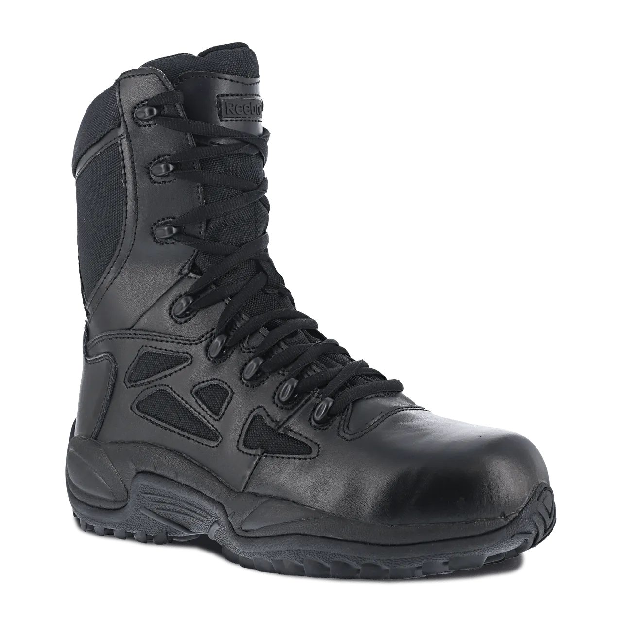 Reebok Rapid Response 8" Stealth Side-Zip Tactical Boots - RB8874