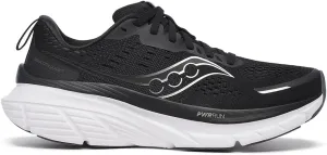 Saucony Women's Guide 18 Sneaker, Black/White, 9.5