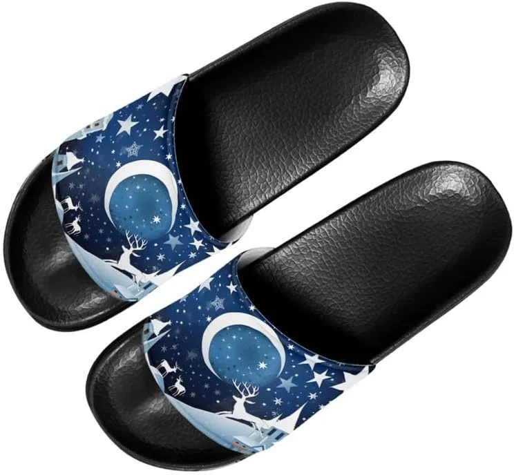 Semioury Iris Non-Slip Slippers Indoor & Outdoor Platform Shoes Orchid Soft Women Slippers Open Toe Cozy Home Bedroom Shoes