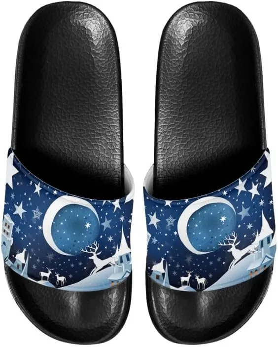 Semioury Iris Non-Slip Slippers Indoor & Outdoor Platform Shoes Orchid Soft Women Slippers Open Toe Cozy Home Bedroom Shoes