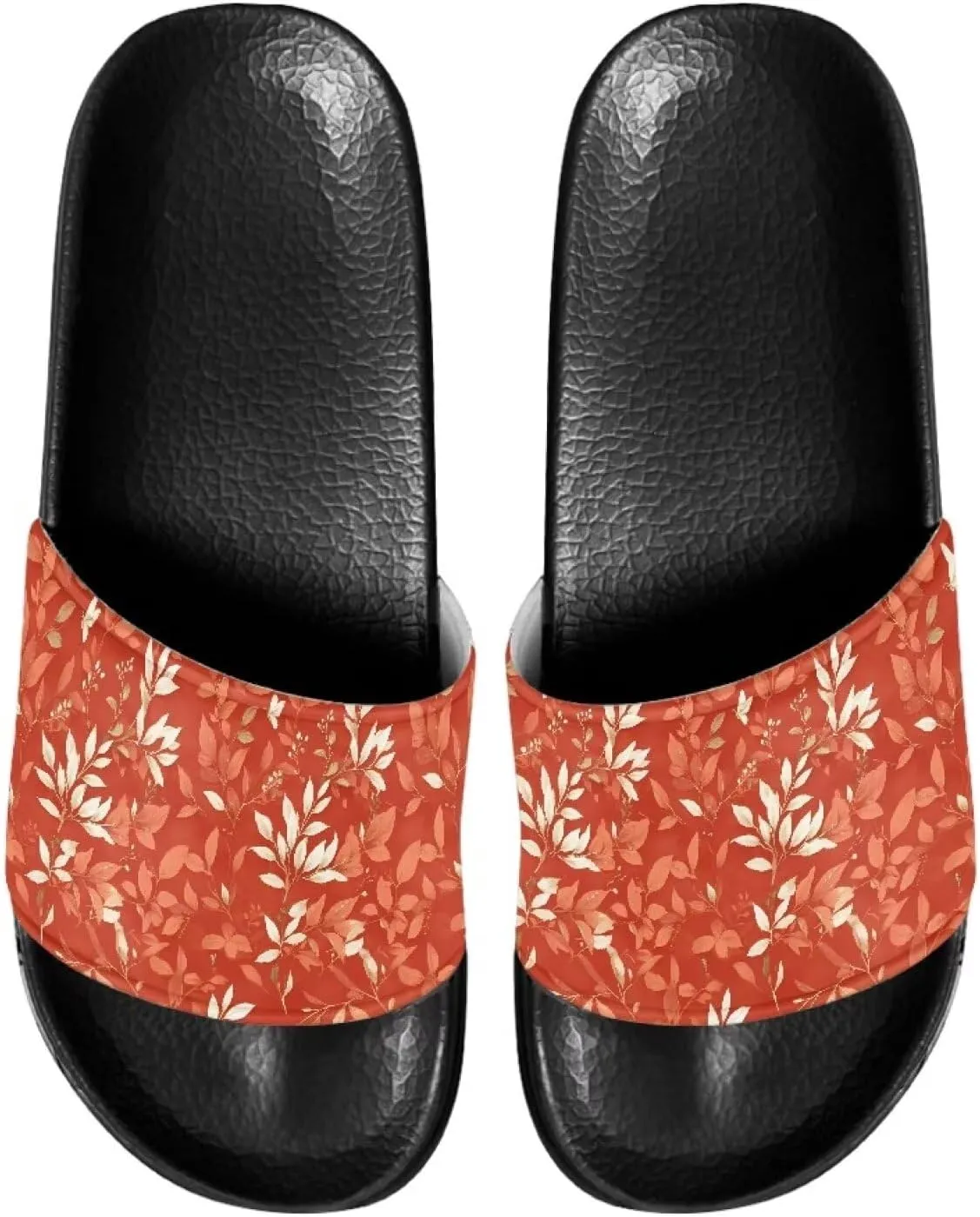Semioury Lotus Summer Slippers for Women Turtle Travel Lightweight Cozy Soft Comfy Thick Shoes Beach Sandal Bathroom Slipper