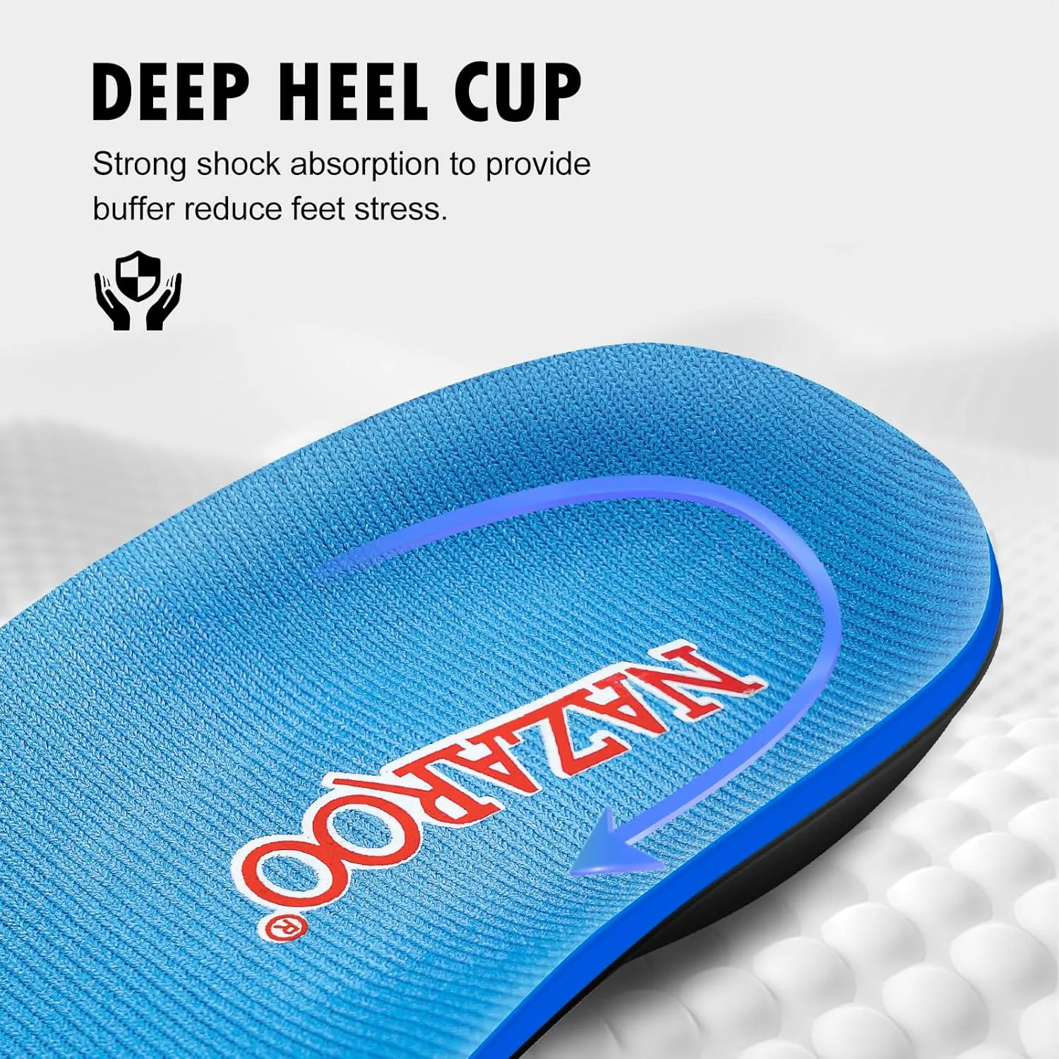 Shoe Insoles Arch Support Inserts Orthotic Insoles for Plantar Fasciitis, Flat Feet, High Arch, Pronation, Heel Spurs & Foot Pain