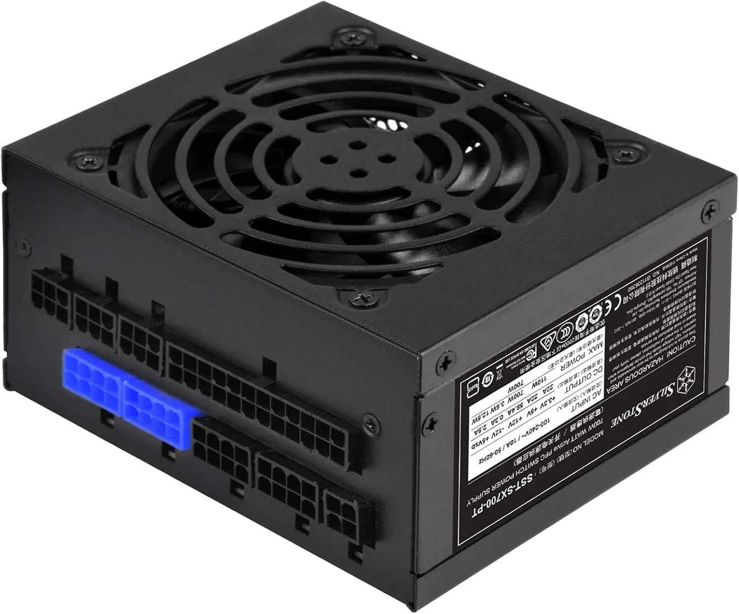 SilverStone Technology SilverStone SX700-PT SFX 700W, High Efficiency with 80 Plus Platinum Certification
