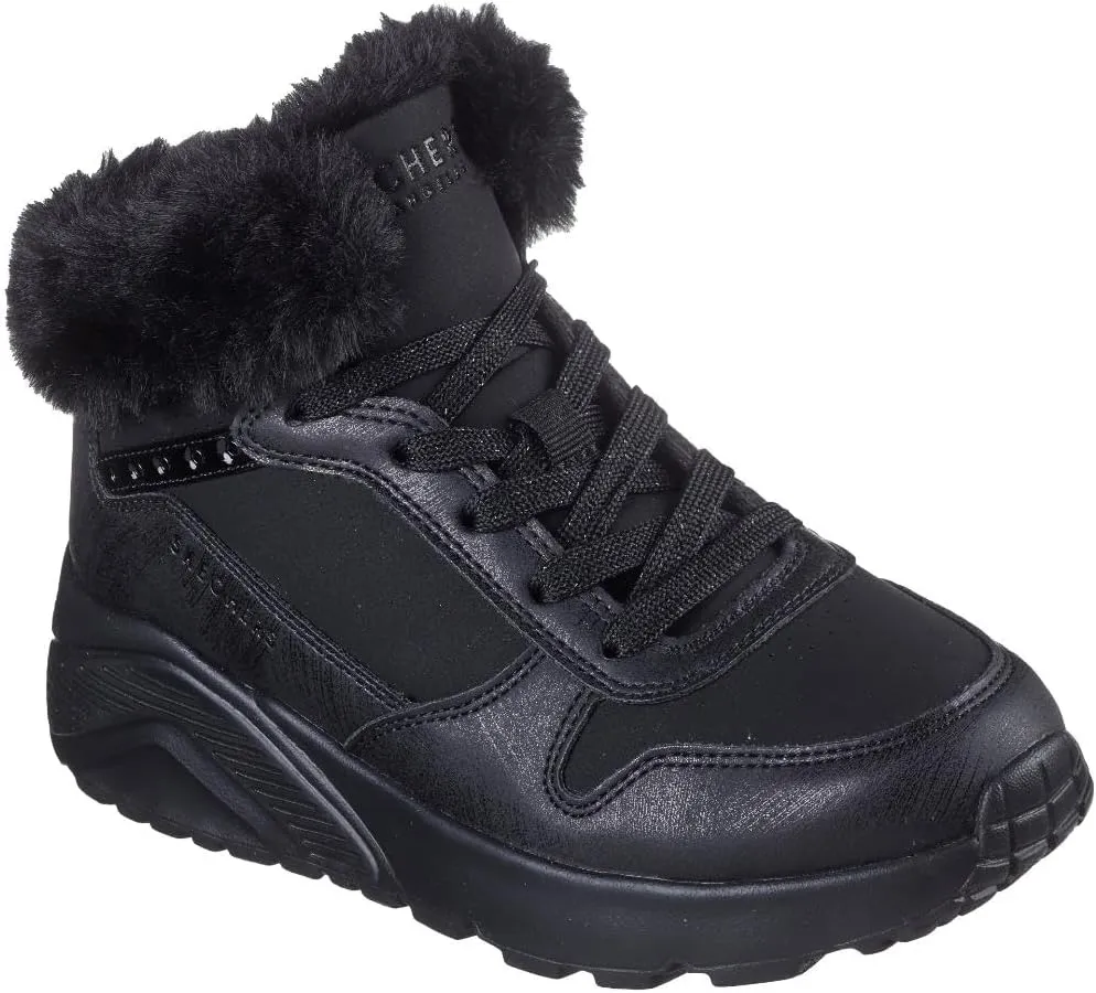 Skechers Girl's Uno Lite-Comfurt Collar Sneaker