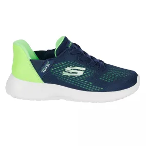 Skechers Kid's Swift Fit Sneaker Navy/Green