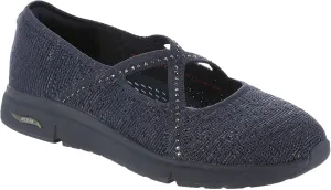 Skechers Modern Comfort Women's Women's Martha Stewart Arch Fit Living-Meadow Walk Loafer, Navy, 10