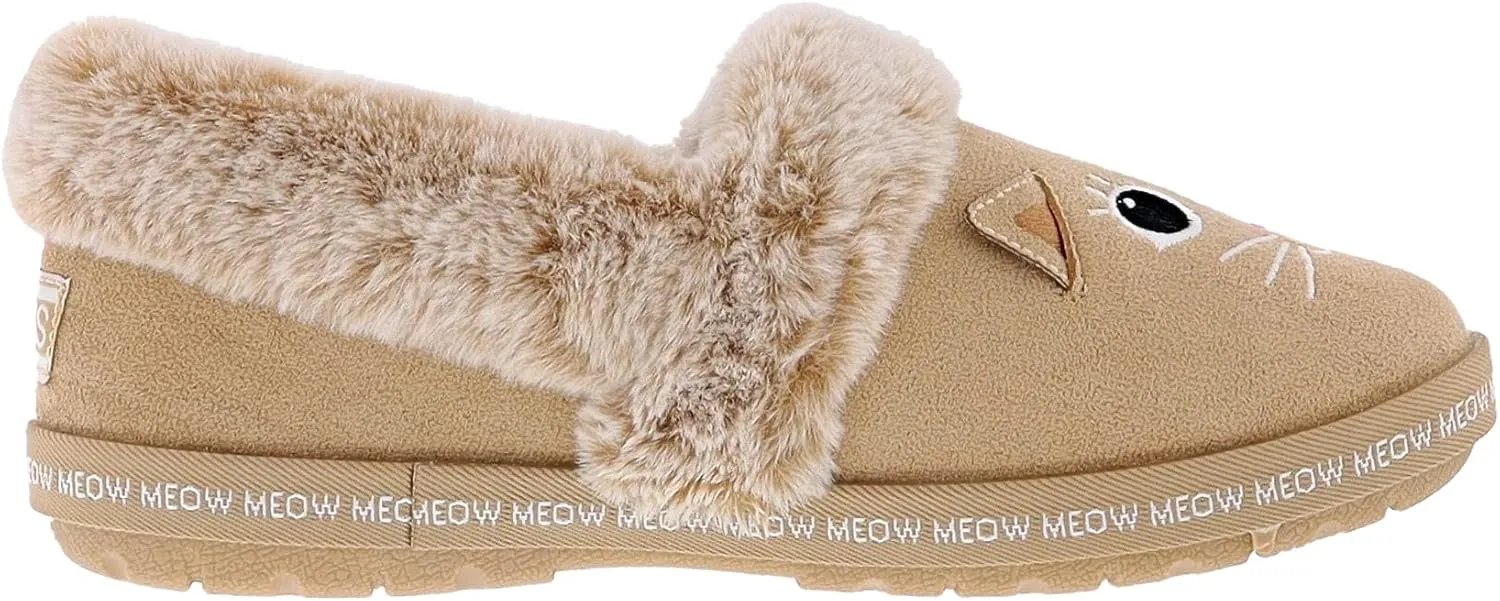 Skechers Women's Bobs Too Cozy- Meow Jammies Slippers