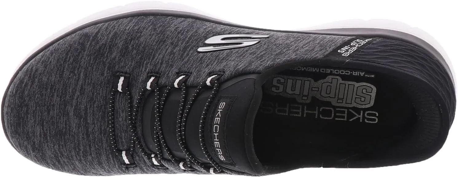 Skechers Women's Summits Hands-Free Slip-ins – Memory Foam Insole, Heel Pillow, Vegan Materials Sneaker