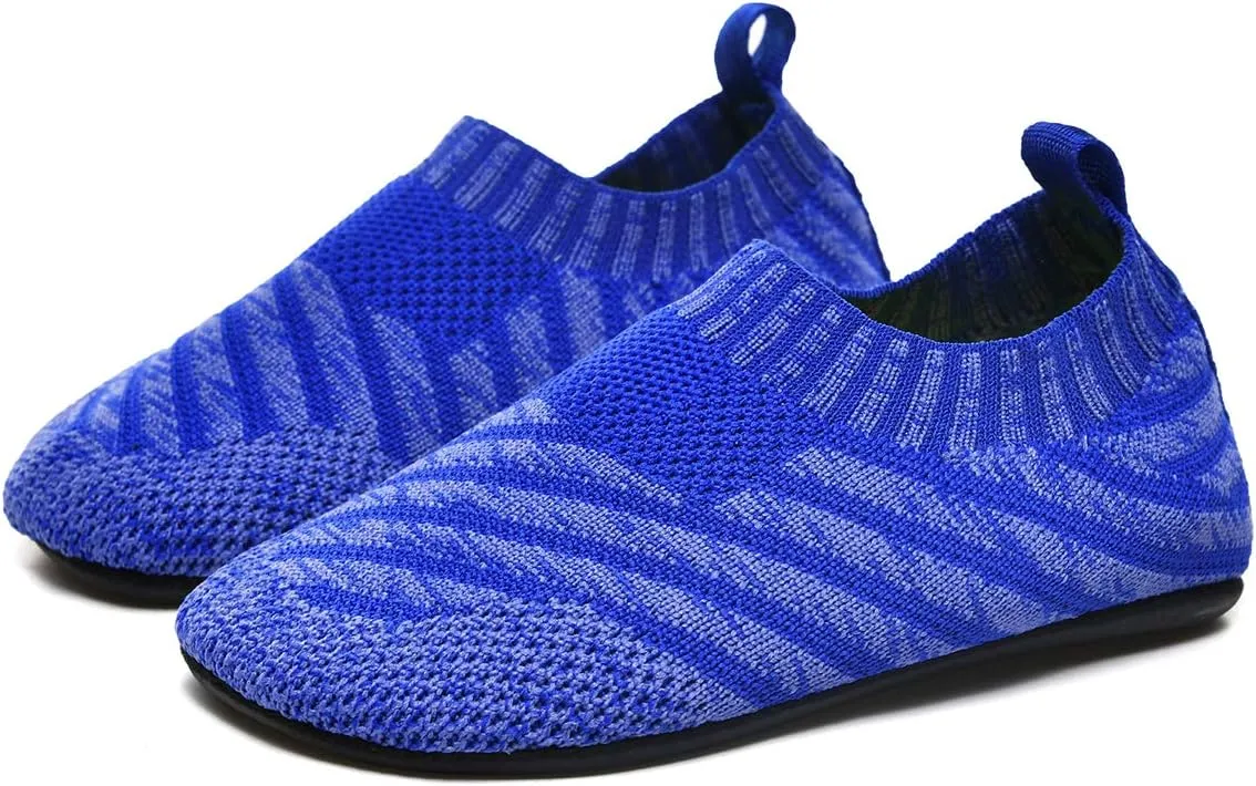 SLEVEL Comfort Toddler Slippers Lightweight Little Kids Indoor Non Slip Grip Around The House Home Shoes for Boys Girls