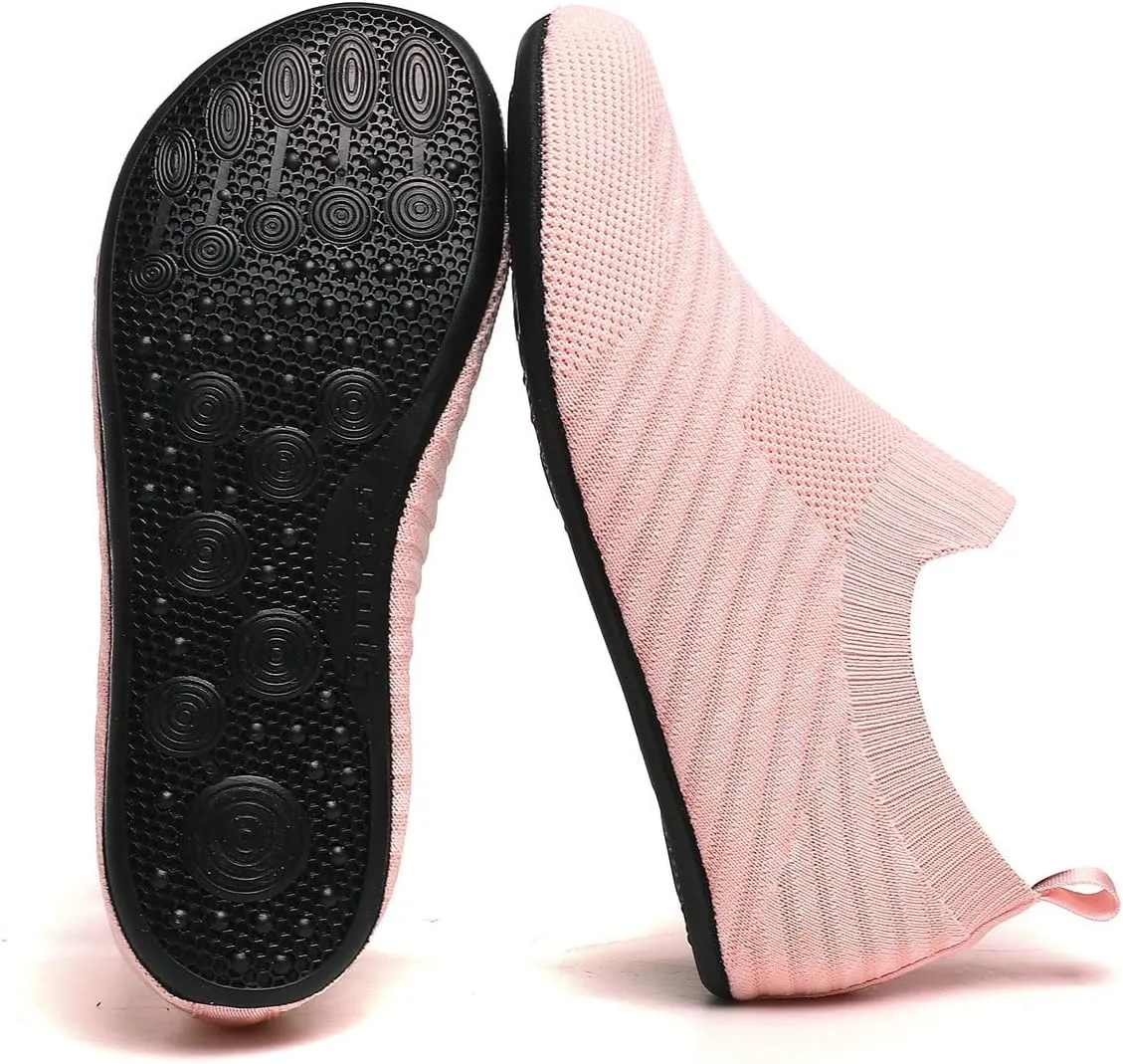 SLEVEL Lightweight Non Slip Travel Indoor Grip House Slipper Socks Unisex Adult Around The House Floor Home Shoes for Women Men