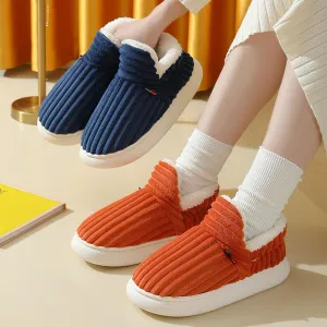 Slipper Booties Women Men, Pillow Warm Fuzzy House Cloud Slippers, Anti-Skid Cozy Plush Indoor Outdoor Thick Sole