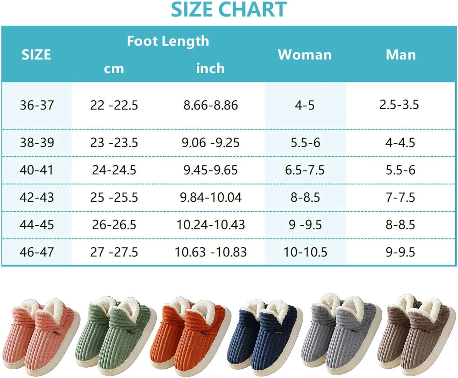 Slipper Booties Women Men, Pillow Warm Fuzzy House Cloud Slippers, Anti-Skid Cozy Plush Indoor Outdoor Thick Sole
