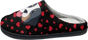Slippers for Women Indoors and Outdoors, Mens Comfy Flannel Warm Slippers Flat Clogs Winter House Slippers