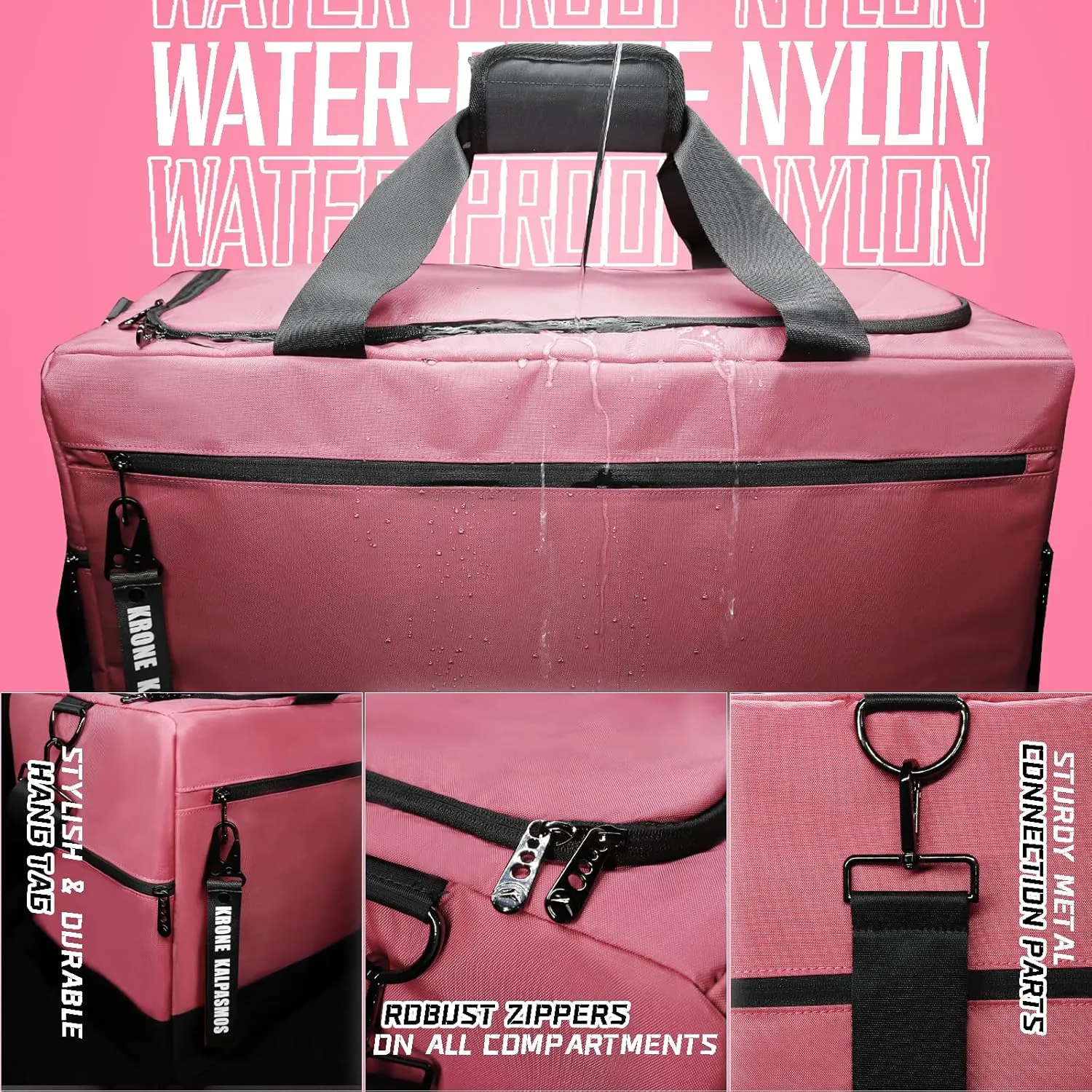 Sneaker Bag for Travel/Sneakerhead gift/Outdoor Sports Bag/Gym Bag /, A Multi-functional Travel Duffel Bag with 3 Adjustable Dividers, & Shoulder Strap,Made of Nylon, by Krone Kalpasmos-classic