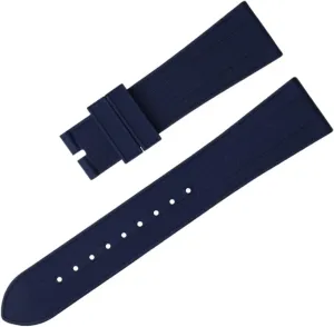 Soft Fluororubber Watch Band For TUDOR Strap M79360.M79363 Stainless Fold Buckle Black Bay 1958 GMT 41mm Pelagos 22mm Flat End