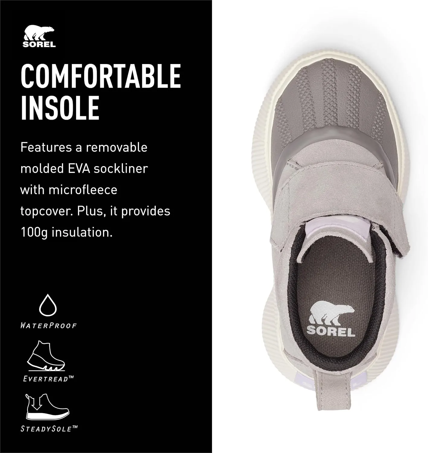 SOREL Children's Out N About lV Strap Waterproof Boot