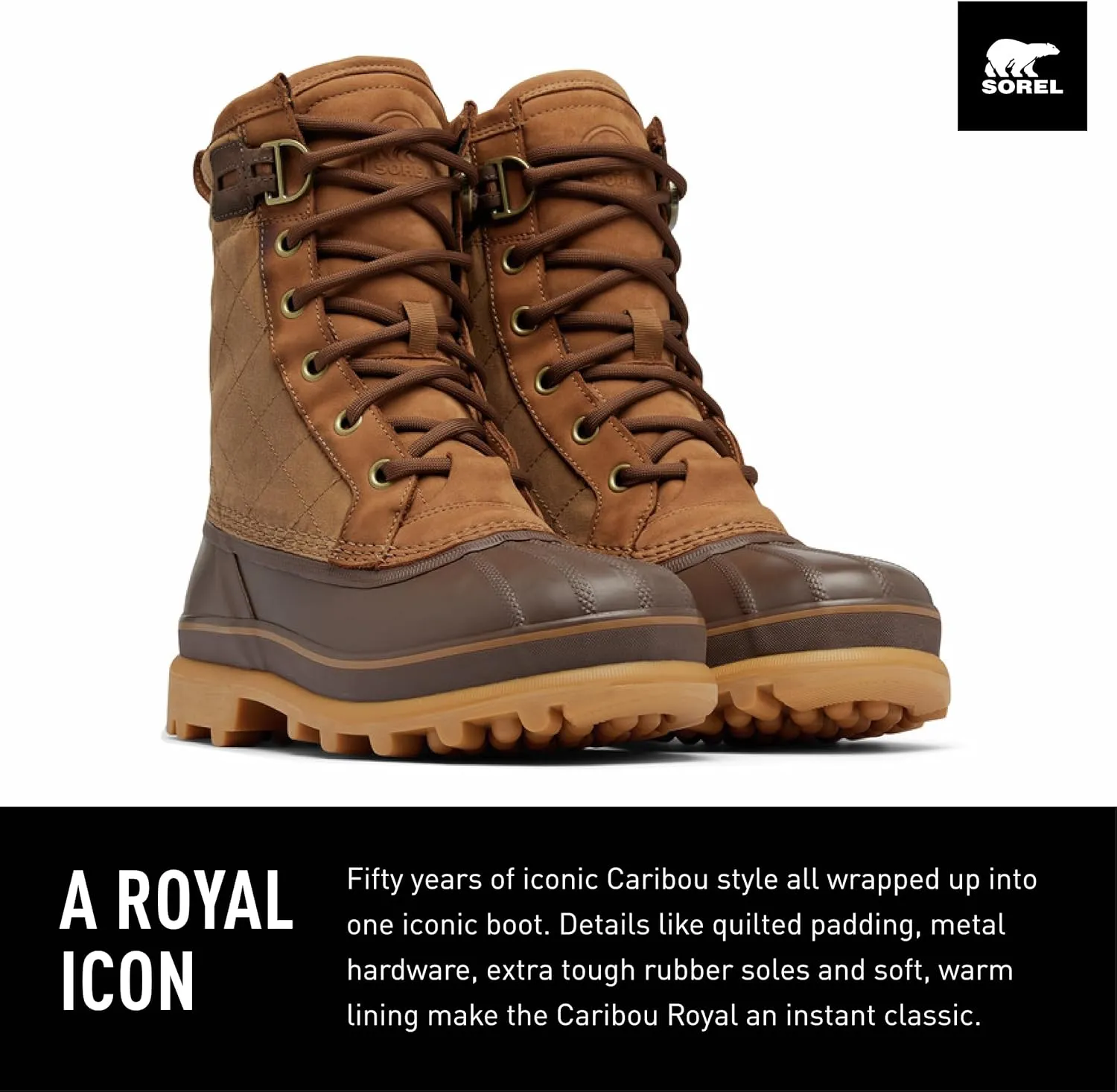 SOREL Men's Caribou Royal Waterproof Boot