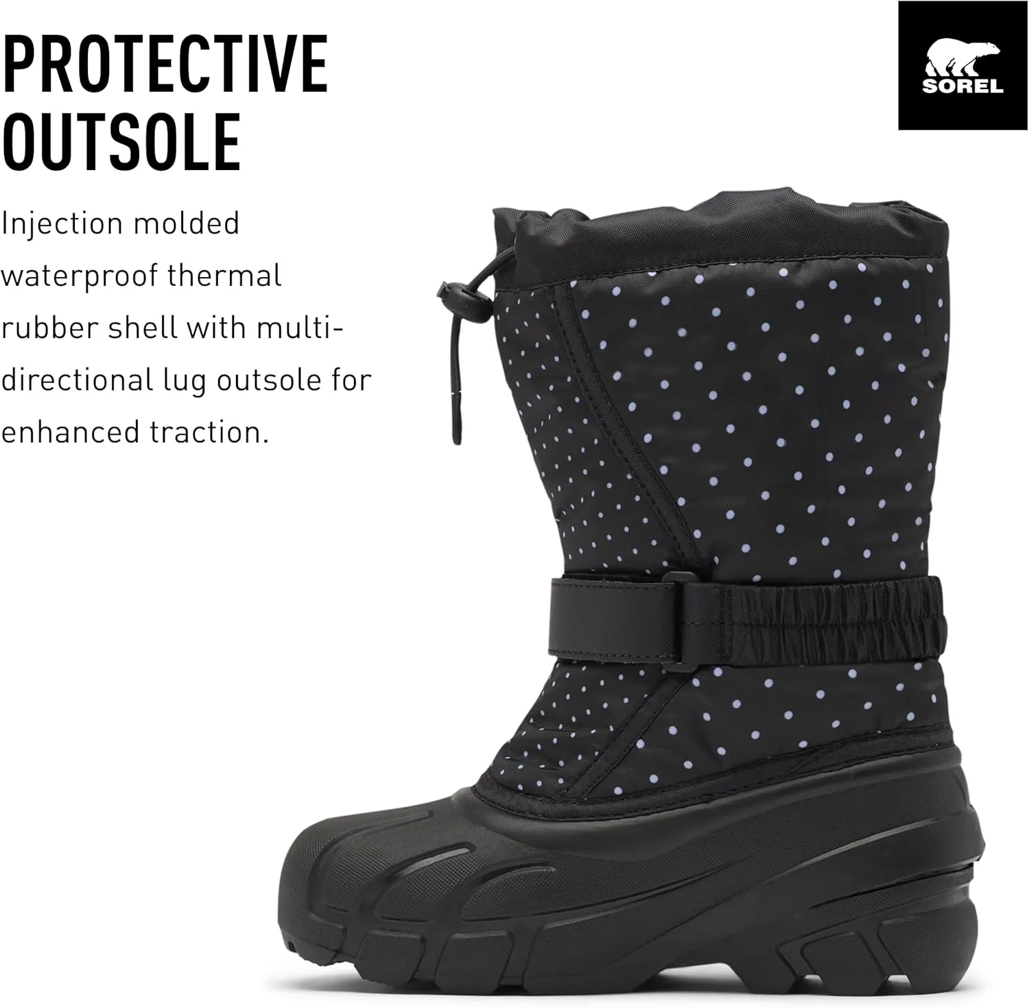 Sorel Unisex-Child Flurry Boot Print