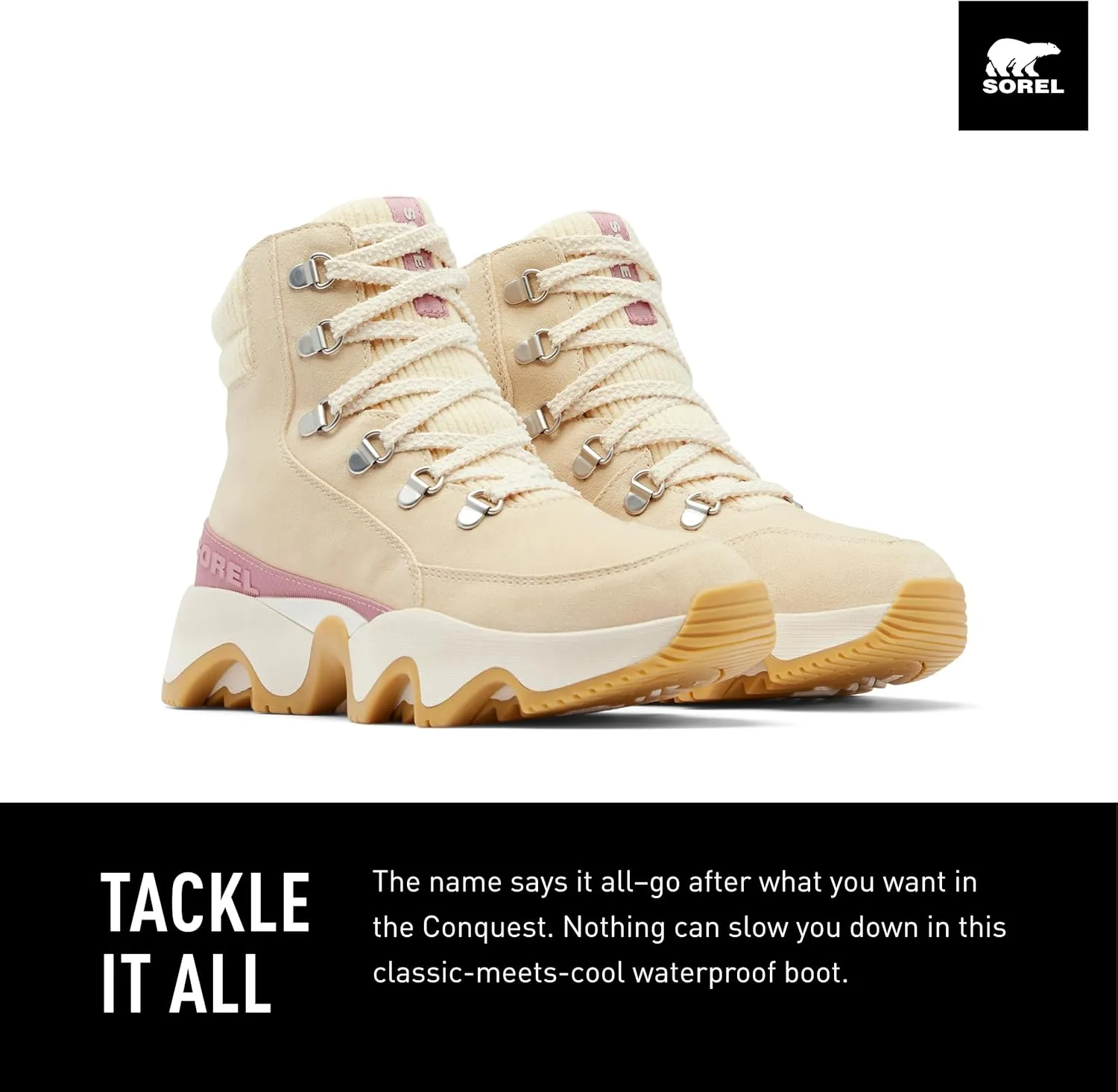 SOREL Women's Kinetic Impact Conquest Plus Waterproof Boot