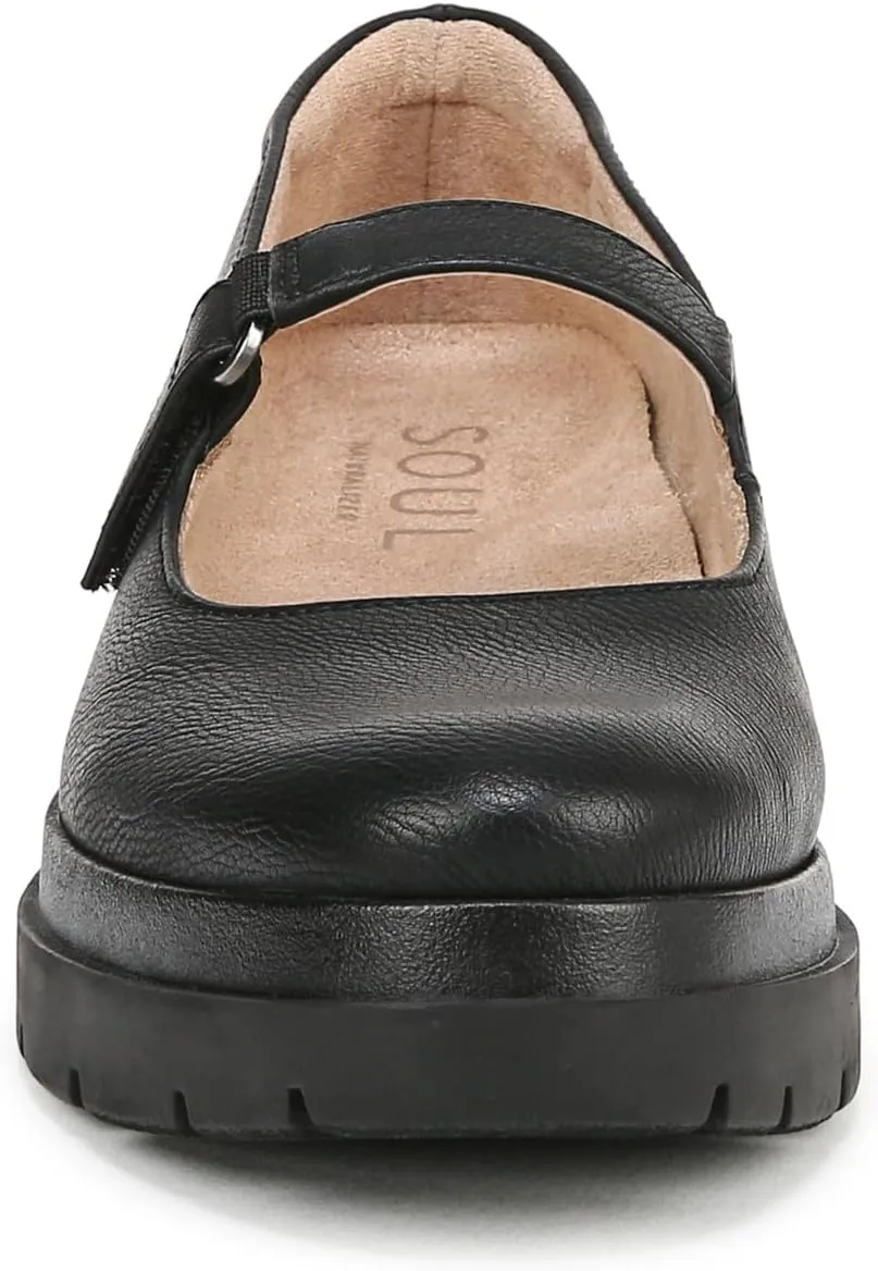 SOUL Naturalizer Women's Olivet Lug Sole Mary Janes Flat