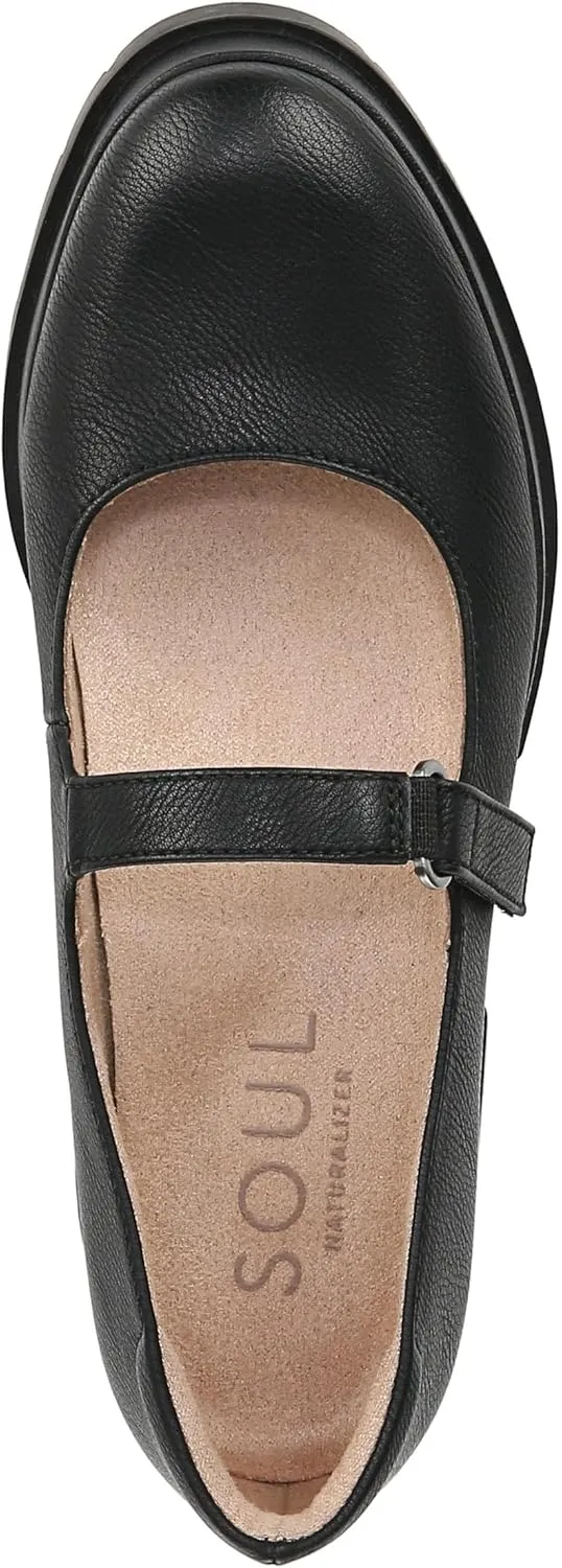 SOUL Naturalizer Women's Olivet Lug Sole Mary Janes Flat