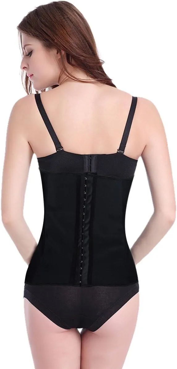 Sportmusies Women’s Waist Trainer Corset for Weight Loss Tummy Control Sport Workout Body Shaper Cincher Shapewear