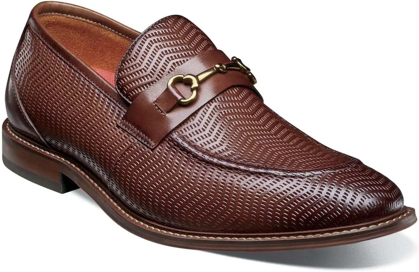 Stacy Adams Men's Madsen Moc Toe Bit Slip on Loafer