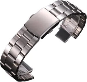 Stainless Steel Watch Band Universal Strap Women Men Strap 18mm 20mm 22mm