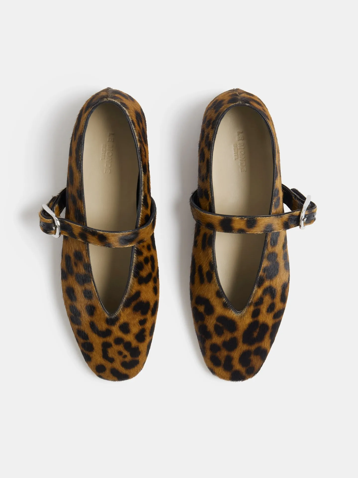Stella Slipper / Leopard Calf Hair