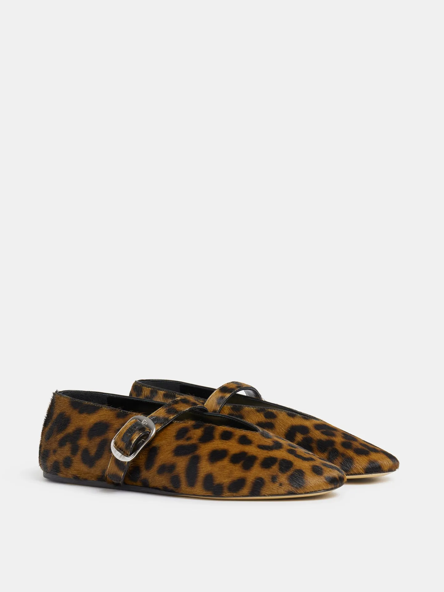 Stella Slipper / Leopard Calf Hair