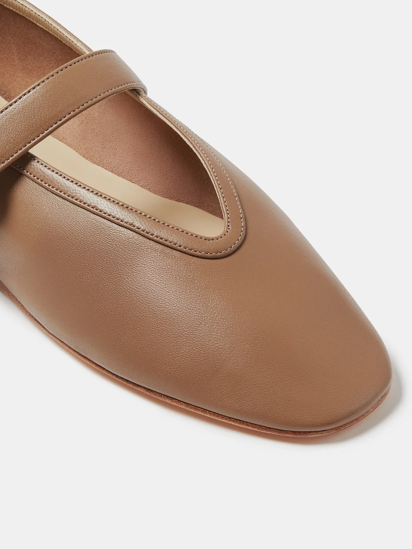 Stella Slipper / Taupe Leather