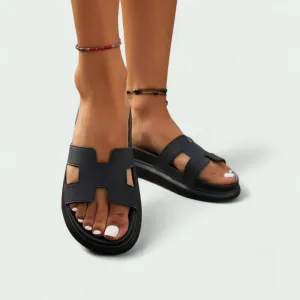 Strazoro | Slip-on Sandals with Cushioned Sole and Wide Fit Design (Women)