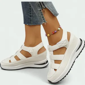 Strazoro | Sporty Platform Orthopedic Sandals – Breathable & Lightweight Summer Footwear for Women