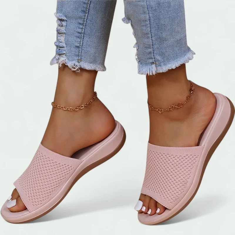 Strazoro | Women's Slip On Knit Sandals Lightweight Breathable