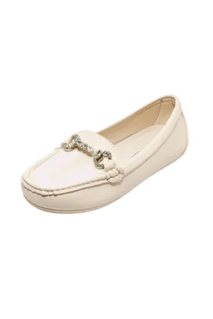 Studded Comfy Flat Shoes