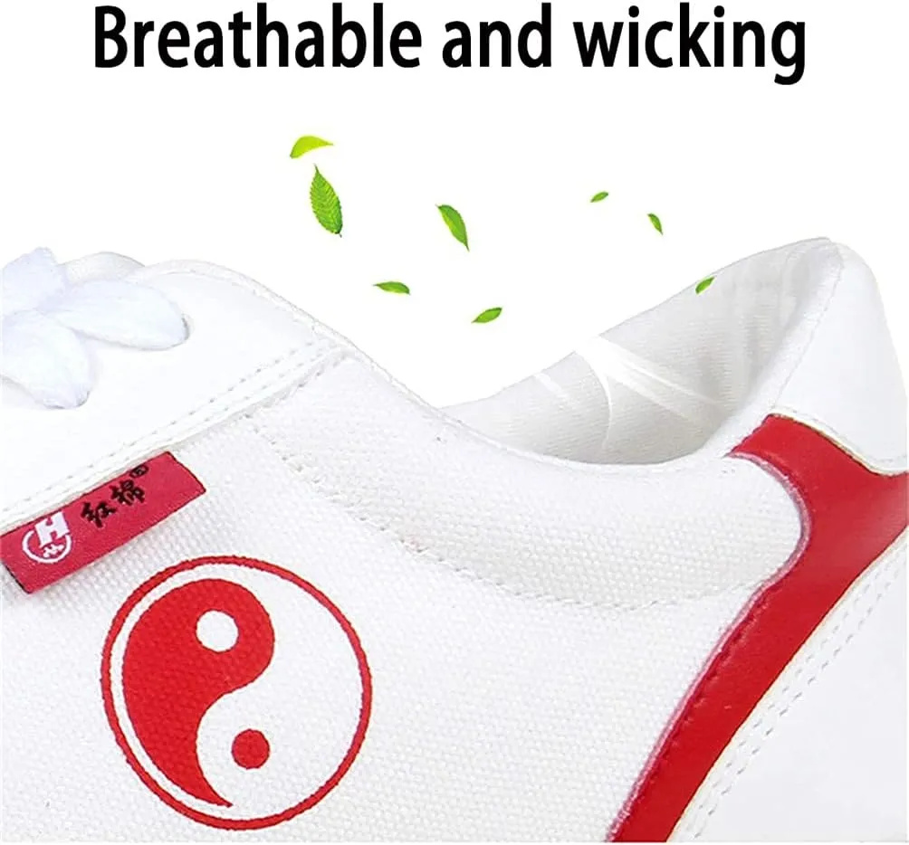 Tai Chi Kung Fu Shoes, Women's Martial Art Sneaker Chinese Traditional Qi Gong Beijing Trainer Wing Chun Slipper for Female