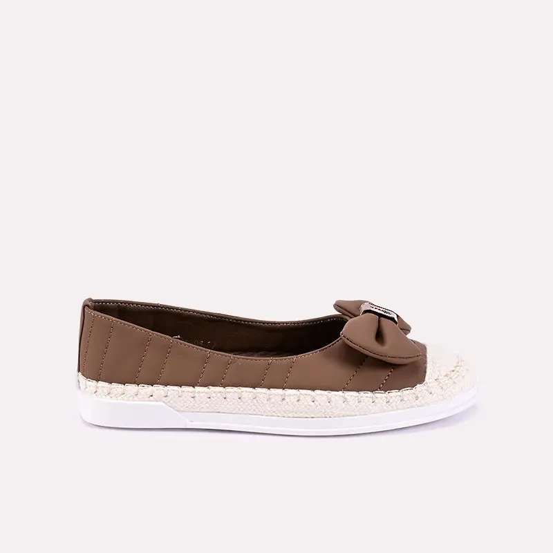 Tansy Brown Comfy Casual Pumps 0431241