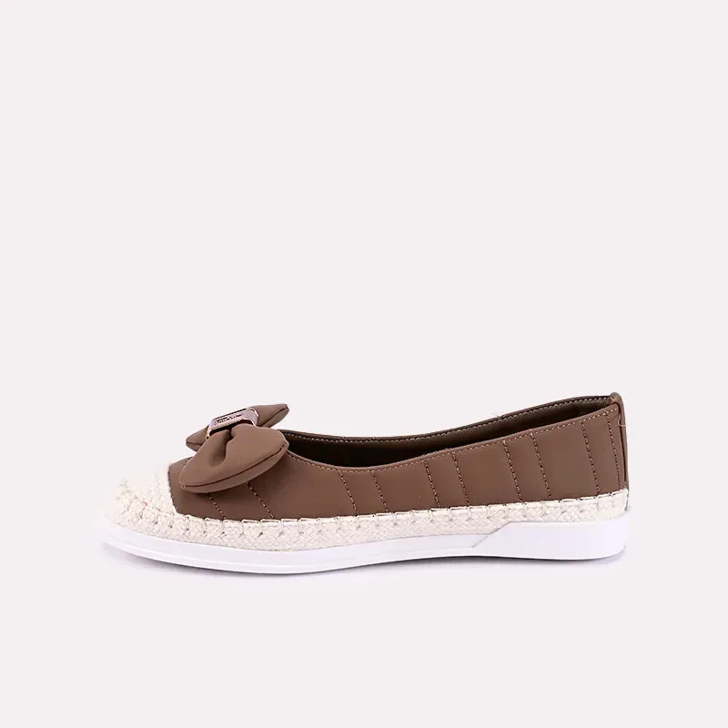 Tansy Brown Comfy Casual Pumps 0431241