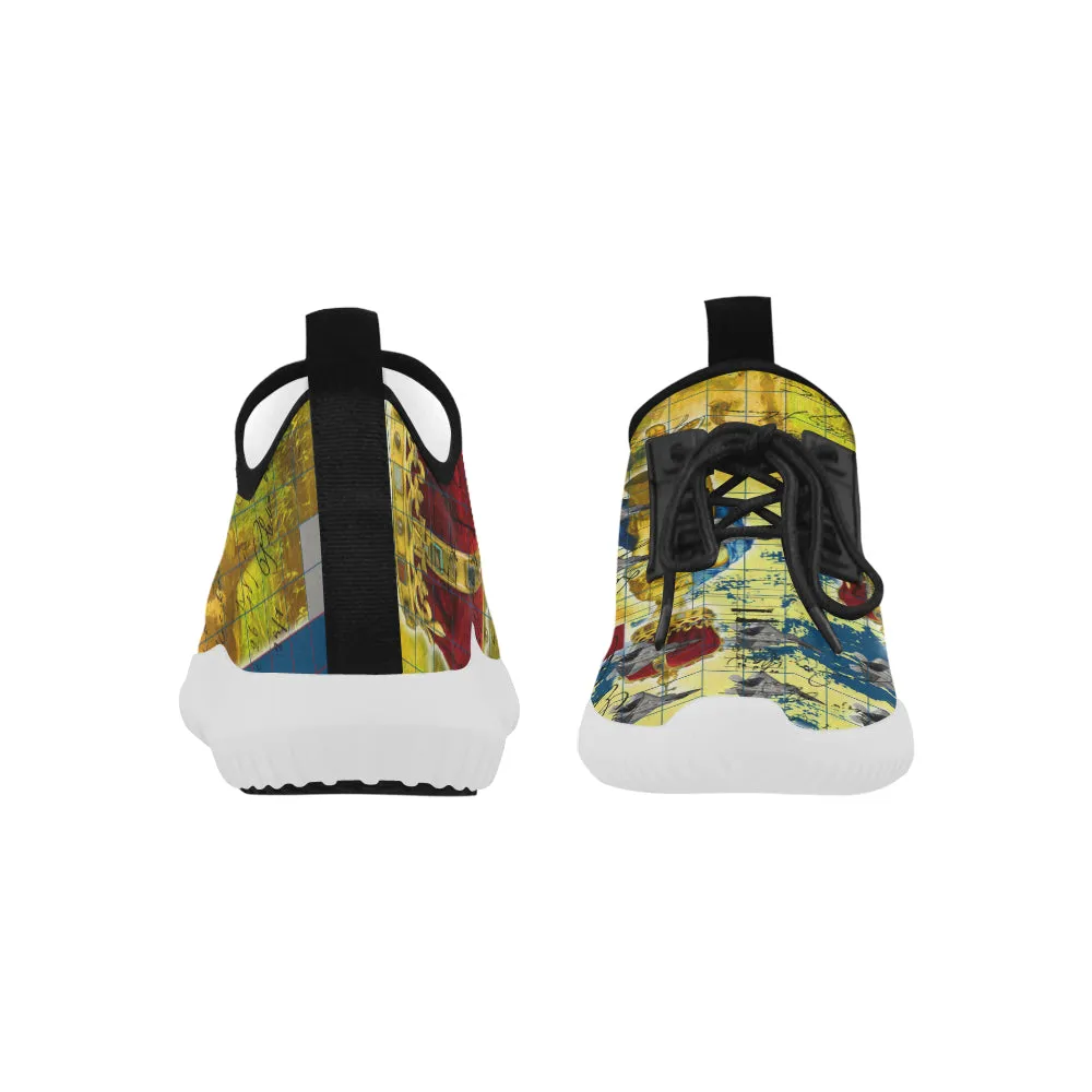 THE AIRSHOW  Ultra Light All Over Print Running Shoes for Women