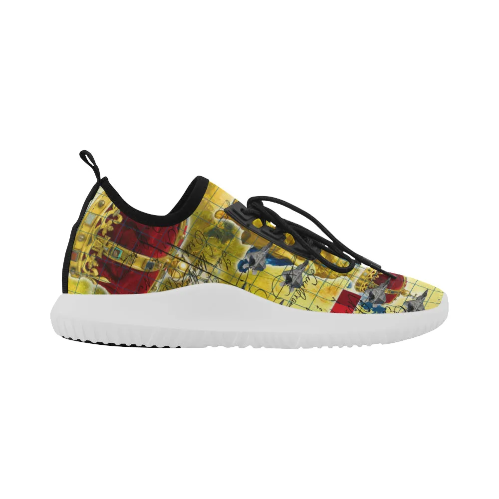 THE AIRSHOW  Ultra Light All Over Print Running Shoes for Women
